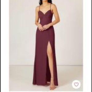 Azazie Cabernet Bridesmaid Dress